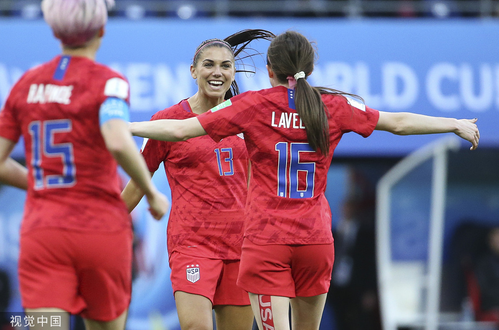 美国女足国家队再度称霸比赛 美国女足国家队再度称霸比赛